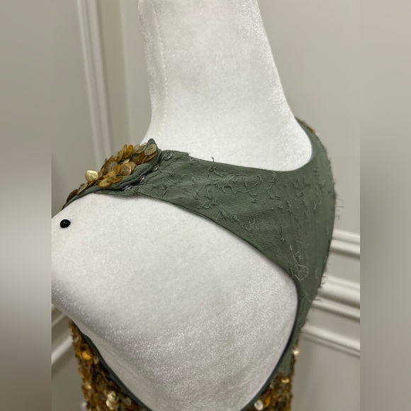 Spectacular Stella McCartney shell/sequin silk dress. Size 36 - Picture 4 of 10